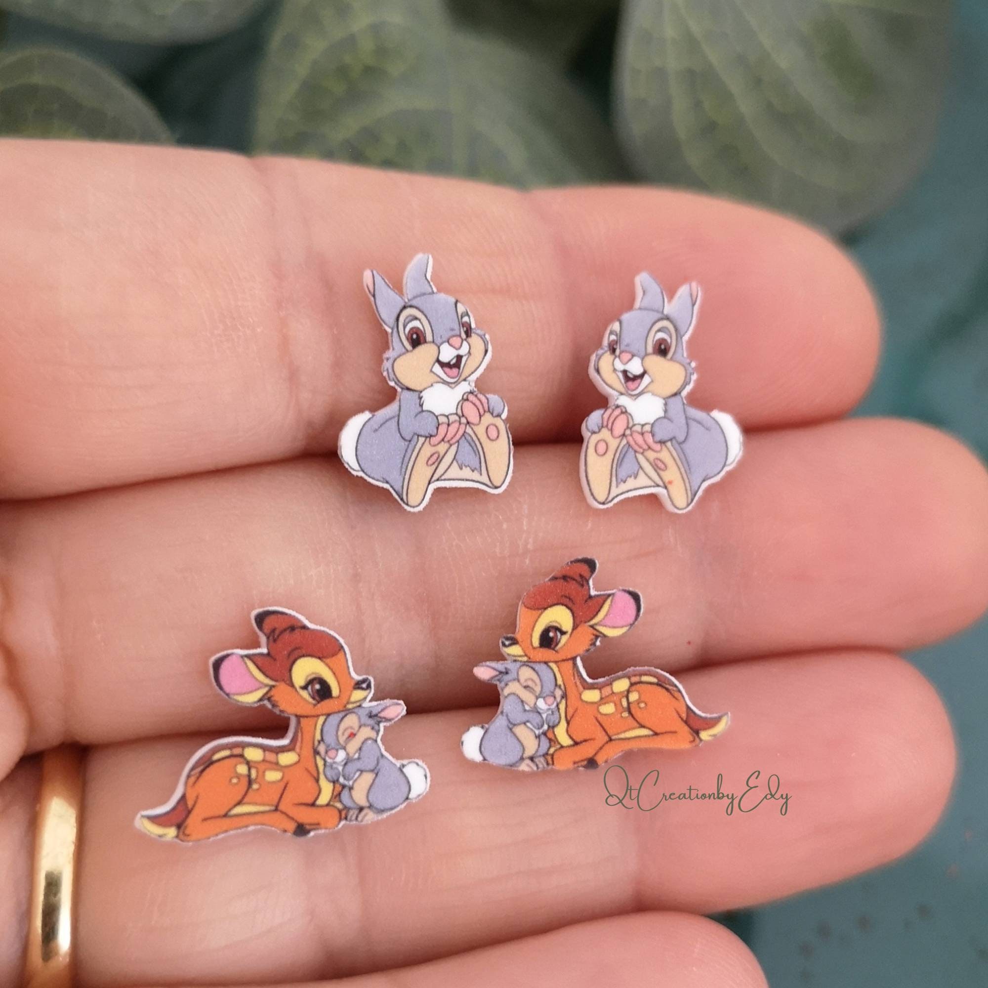 Thumper Earrings Etsy UK