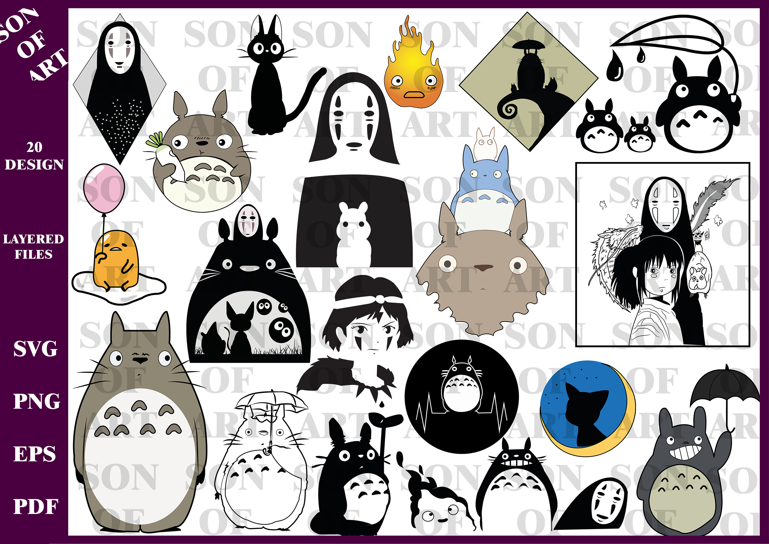 Totoro 5D Diamond Painting, Diamond Art, Colorful, Ghibli, My