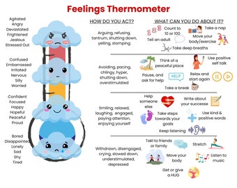 Feelings Thermometer for Kids