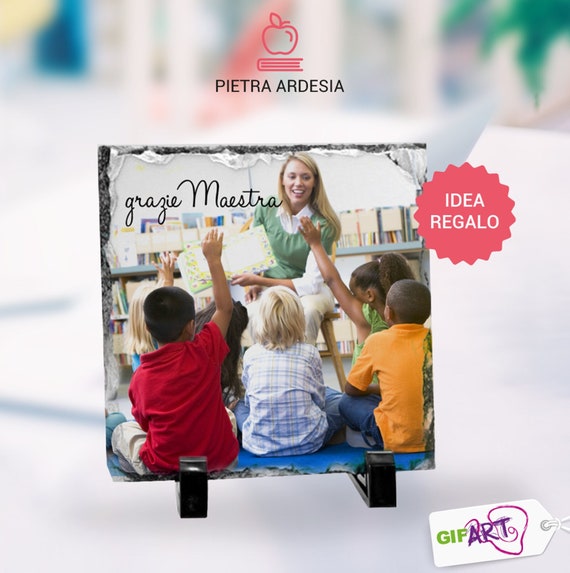 Print on Slate Stone With Personalized Table Supports With Etsy