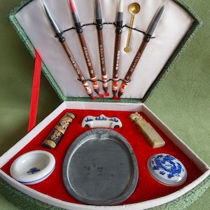 Set di calligrafia cinese