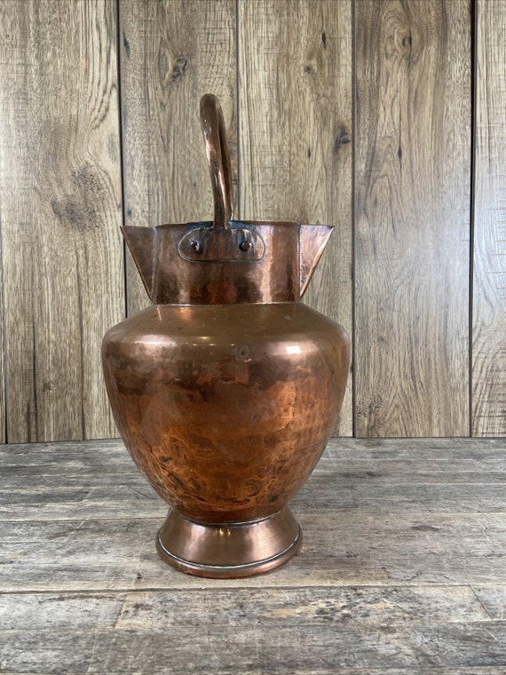 Antique 19th Century Heavy Copper Twin Spout Water Jug Vessel. Etsy