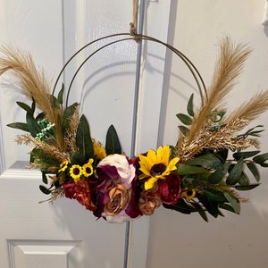 Bridesmaid Hoop Bouquets