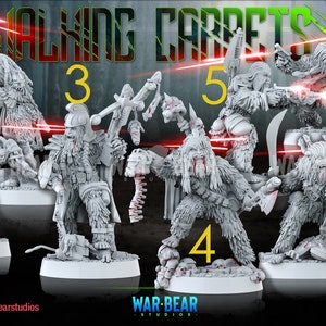 Winter soldiers different versions - War Bear Studios | 3D Printed Miniatures | Tabletop Gaming