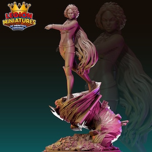 Weathergirl Young- Fanart van Legion Miniatures - Hero - RPG