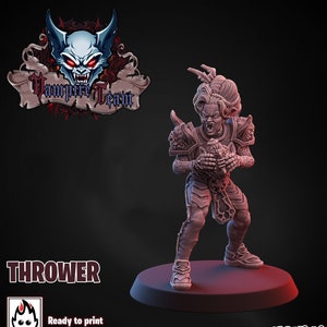 Thrower different versions -Vampires Team  -Fantasy Football compatible