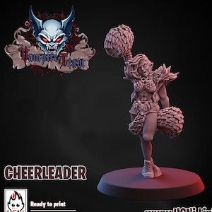 Cheerleader different versions -Vampires Team  -Fantasy Football compatible
