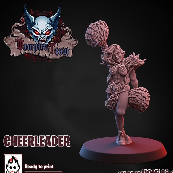 Cheerleader different versions -Vampires Team  -Fantasy Football compatible