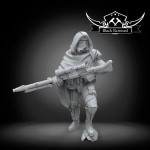 Recon Sniper Trooper - Black Remnant | 3D Printed Miniatures | Tabletop Gaming