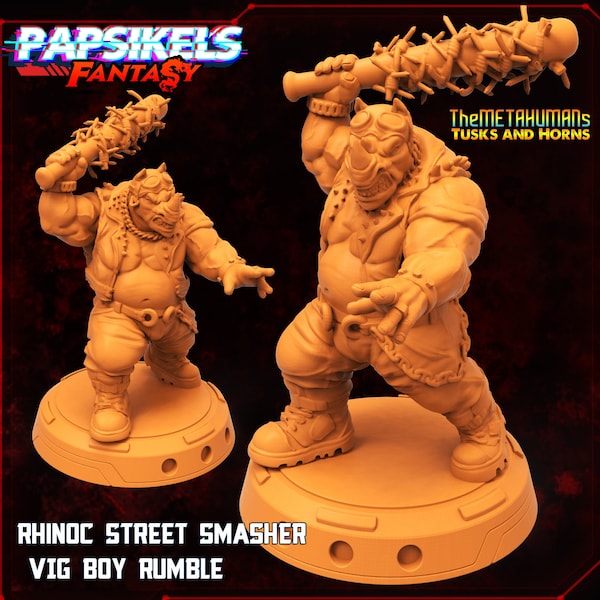 Rhinoc Street Smasher-Cyberpunk – Scifi - 32mm – RPG