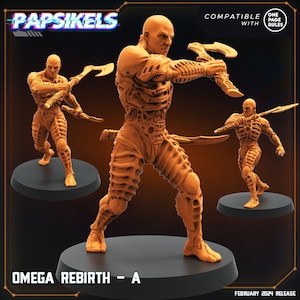 Omega Rebirth different versions -Scifi – 32mm – RPG