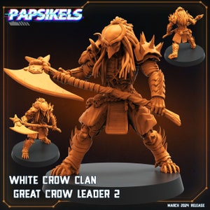 Grote Kraai Leider – Scifi - 32 mm – RPG