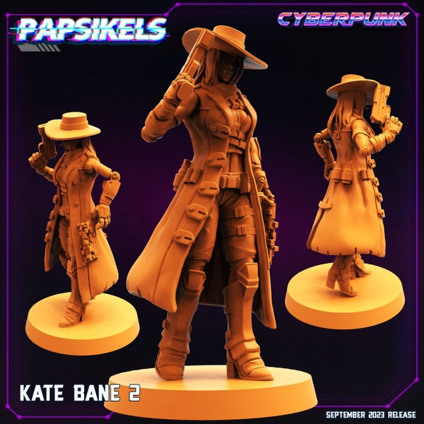 Kate Bane different versions– Cyberpunk - 32mm – RPG