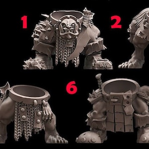 Fantasy Orc Warriors Legs | Avatars of war | 3d printed bits for kitbashing