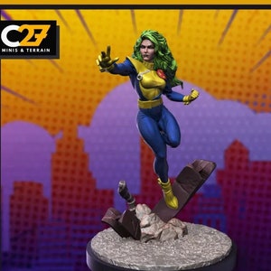 Ms Magneta-40mm- C27 miniatures - Hero - RPG