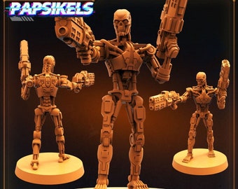 Exterminators E-800 different versions -Scifi – 32mm – RPG