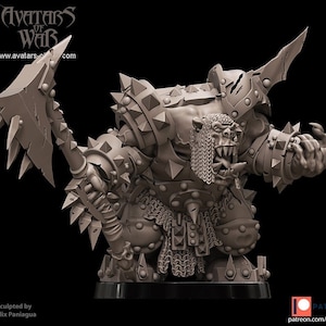 Orc warrior 1- Avatars Of War -Fantasy D&D-3D Printed Miniatures-Tabletop Gaming
