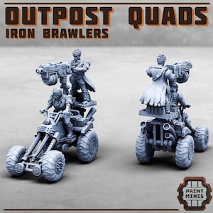 Outpost Quad Bike – 28mm – RPG – SciFi-Cyberpunk – Dieselpunk - PM minis