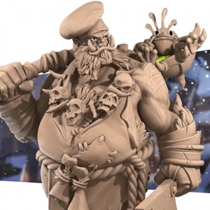 Ogre Chef - Bite the Bullet - Ciencia ficción - Fantasía - Miniaturas impresas en 3D - Juegos de mesa