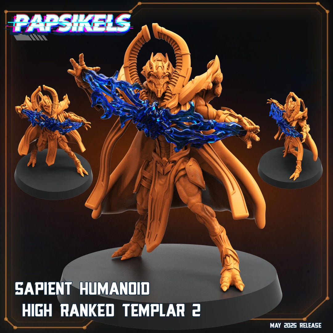 Sapient Raptor Sapient Humanoid Templar Different Versions-scifi β 32mm β RPG - Etsy