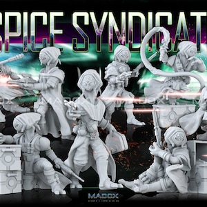 Spice Syndicate warriors - War Bear Studios | 3D Printed Miniatures | Tabletop Gaming