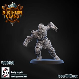Northern Clans-  Warrior 7  -Fantasy Football compatible