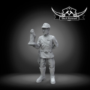 Authority leader different versions - Black Remnant | 3D Printed Miniatures | Tabletop Gaming