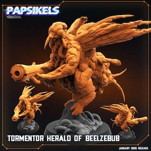 Dark Monster on the trenches -Tormentor Scifi – 32mm – RPG
