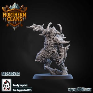 Northern Clans- Berserkers -Fantasy Football compatible