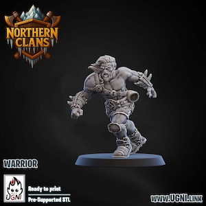 Northern Clans-  Warrior 6  -Fantasy Football compatible
