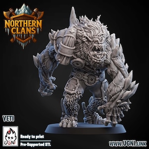 Northern Clans- Yeti -Fantasy Football compatible