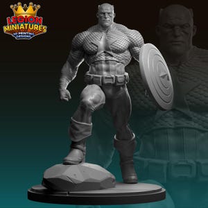 Cap - Fan art by Legion Miniatures - Hero - RPG