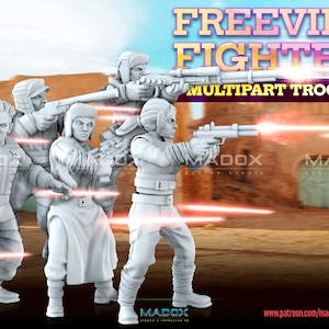 Freeville Fighters- War Bear Studios | 3D Printed Miniatures | Tabletop Gaming