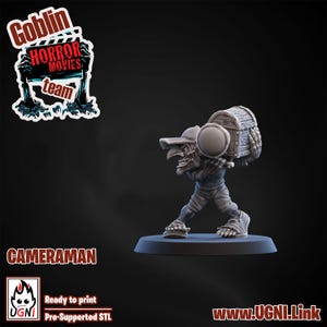 Horror Cameraman different versions -Goblin Horror Movie Team  -Fantasy Football compatible