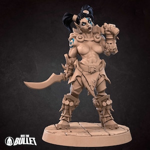Ork Rogue-Fantasy D&D-Fantasy Pin-Up-3D gedruckte Miniaturen-Tabletop Gaming