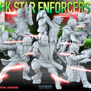 Dark Star Enforcers - War Bear Studios | 3D Printed Miniatures | Tabletop Gaming
