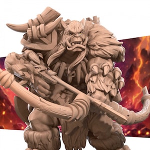 Orc Ranger- Bite the Bullet - SciFi -Fantasy D&D-3D Printed Miniatures-Tabletop Gaming