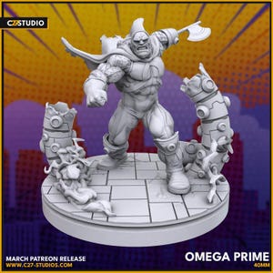 Omega Prime -40mm-75mm- C27 miniatures - Hero - RPG