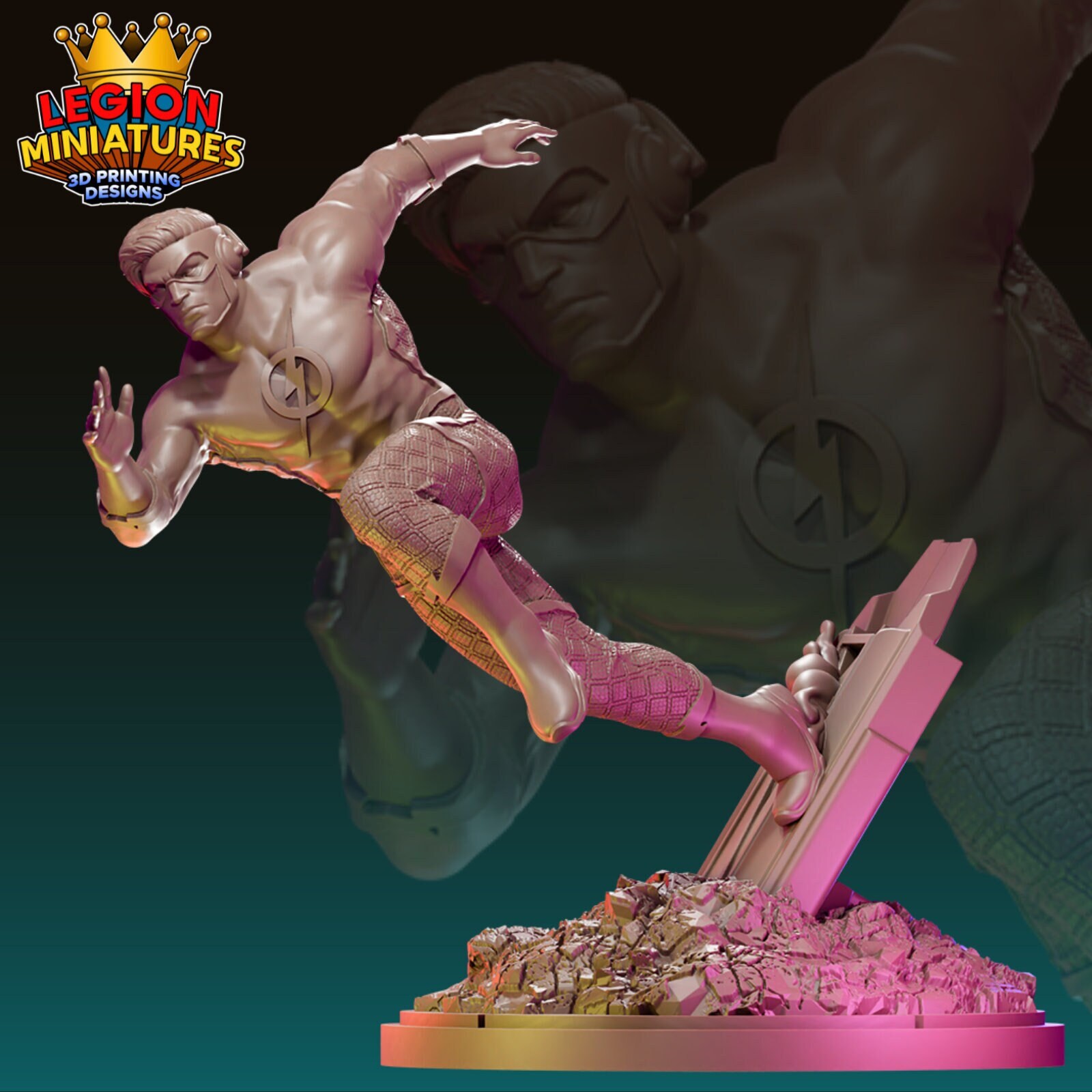 Wall runner- Fan art by Legion Miniatures - Hero - RPG