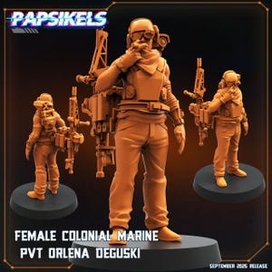 Soldato coloniale Orlena - Fantascienza - 32 mm - RPG