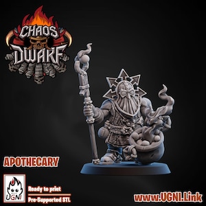 Aphotecary -Magma Evil Dwarf Team  -Fantasy Football compatible