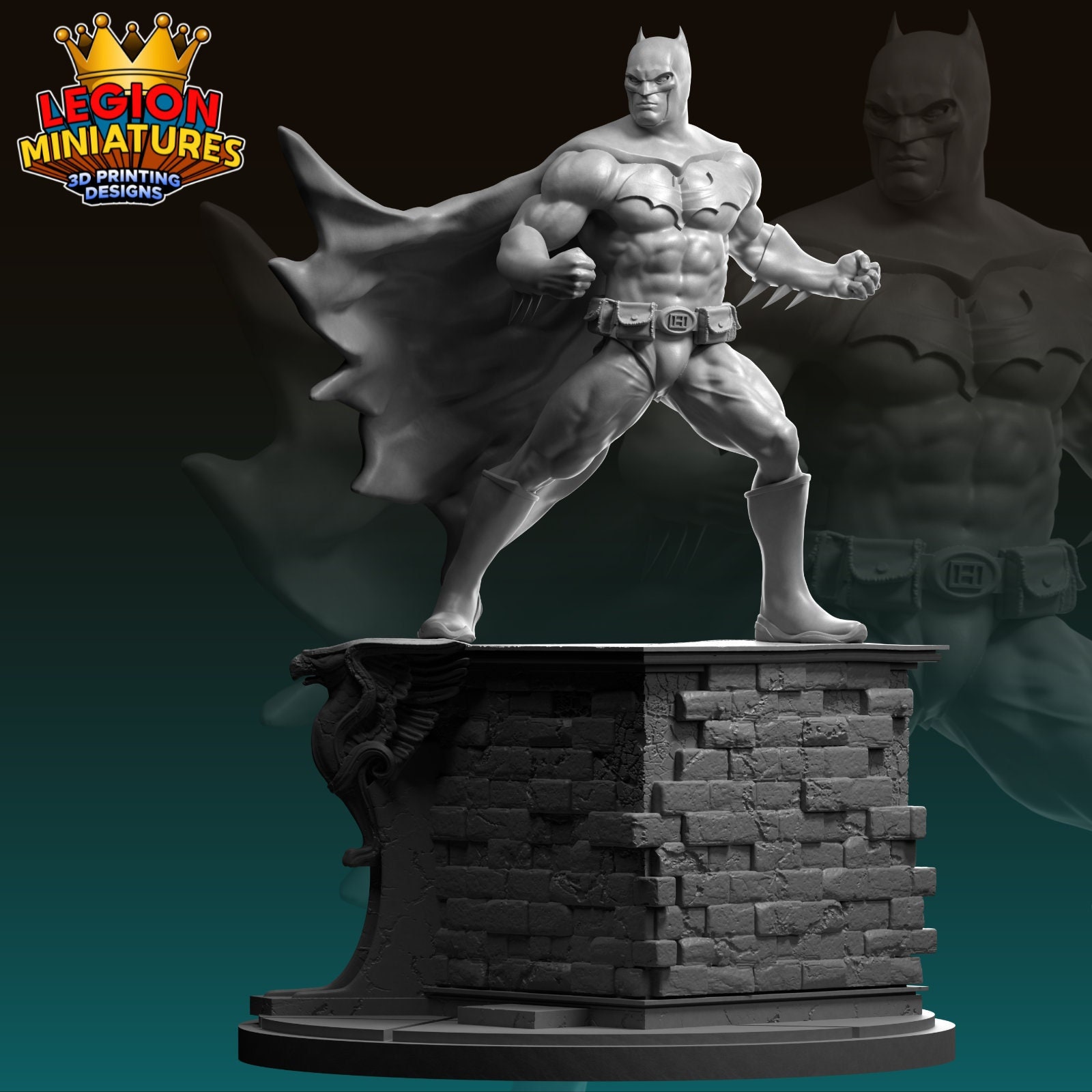 Muscle Badman- Fan art by Legion Miniatures - Hero - RPG