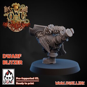 Dwarf Blitzer -OWu Alliance Team  -Fantasy Football compatible