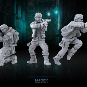 Alliance Rogue Leader - War Bear Studios | 3D Printed Miniatures | Tabletop Gaming