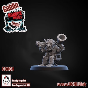 Coaching staff -Goblin Horror Movie Team  -Fantasy Football compatible
