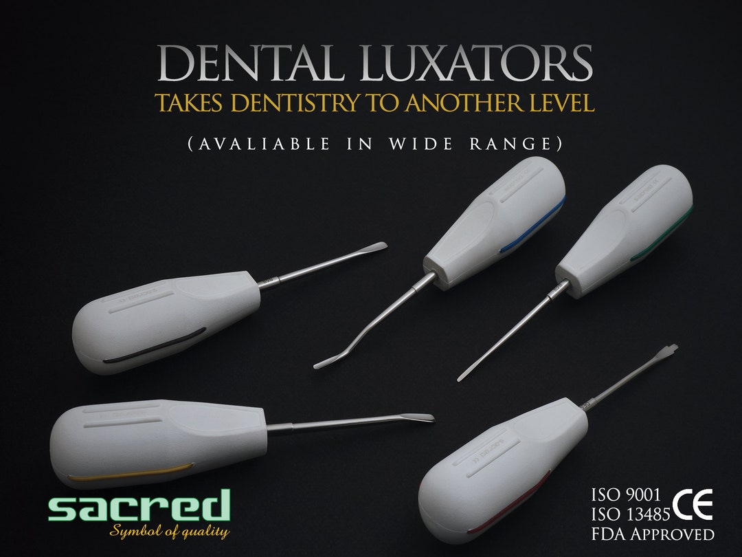 Dental Luxators Tooth Extraction Root Elevators Forcep Extracting PDL