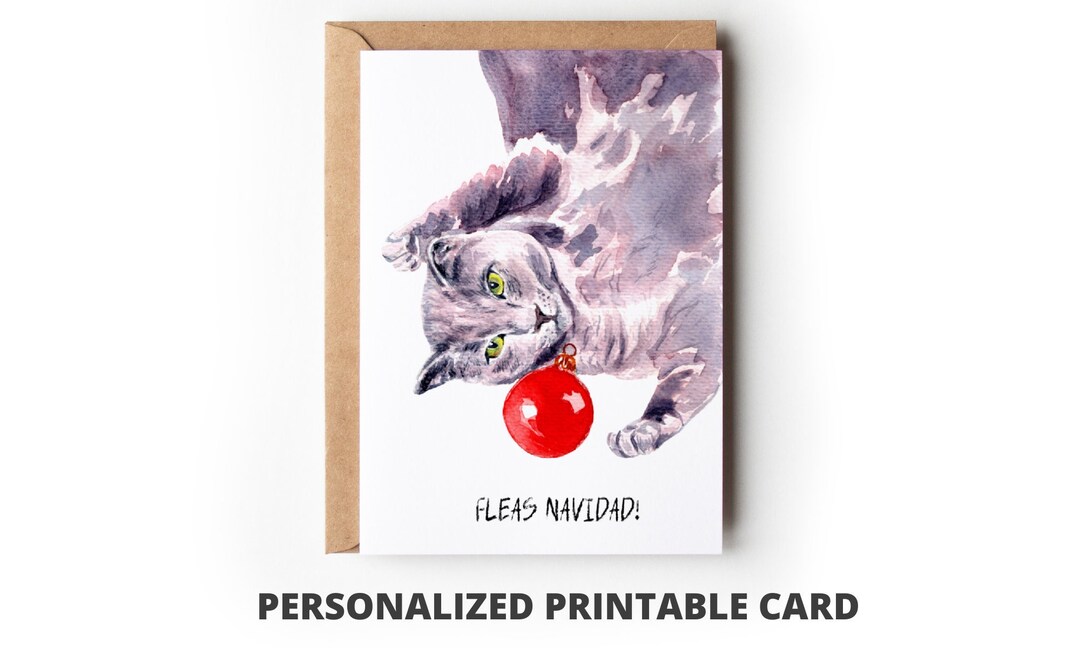 Personalized Christmas Card Printable Personalized Card - Etsy
