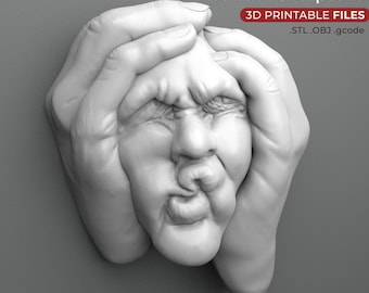 Abstrakte Wandskulptur / druckbares 3D-Modell / druckbare STL / Wohndekor STL / druckbare Skulptur / DIY-Skulptur stl