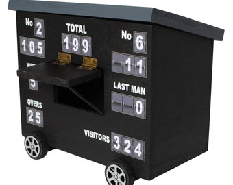 Cricket scoreboard desk tidy