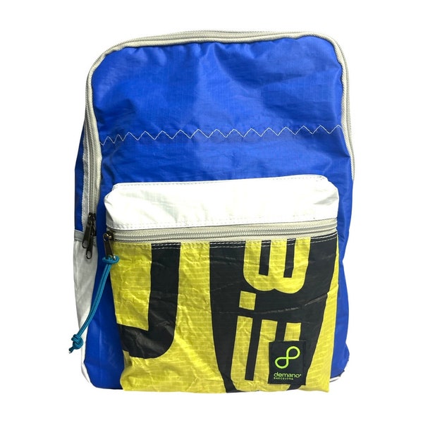 Recycled Kitesurf Backpack | Eco-Friendly Bag | Mens Backpack | Urban Backpack | Upcycled Bag